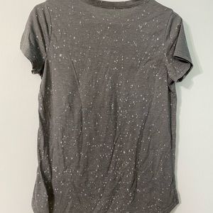 Zoe and Liv grey short sleeve pajama shirt